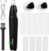 Electric Eraser for Artists, 140 Eraser Refills, Rechargeable for Drawing (Black)