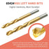 10-Pieces Screw Extractor Set, Left-Hand Drill Bit 37# Cr-Mo & 6542 HSS Steel Cobalt, Easy Out Broken Bolt Remover Tool