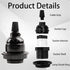 Runseaway 4Pcs E26 E27 Bulbs Bakelite Black Medium Base Light Socket, Keyless DIY Vintage Style Edison Lamp Holder