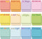 Yinder 24 Pcs Inspirational Sticky Notes with Lines, Cute Motivational Note Pad for Coworkers Office