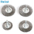 Stainless Steel Wire Wheel Brush Kit & Crimped Cup Brush for Drill, 0.0059 Inch Fine Wire, 7pcs
