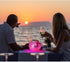 Idearsen Color Changing Solar Powered Glass Ball Led Garden Lights, Rechargeable Solar Table Lights, Outdoor Waterproof