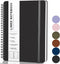 Lined Spiral Journal Notebook, A5 Hardcover Leather, 5.7''×8.2'', 100GSM Thick Paper, Spiral Bound