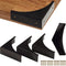 Black Metal Corner Guards Decorative Wood Funiture, 2.56'' Box Corner Protectors, Metal