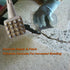 8 1/4 in. SDS Max Concrete Repair Patch Prepare Bushing Head, 1 1/4 Inch Square Head Tool Bit for Demolition Hammer