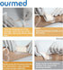 Dressings(6"x 6" 10 Packs) Ourmed Silicone Foam - with Tender Adhesive Border, Sterile Advanced Absorbent Bandage