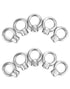 QWORK Lifting Eye Nut, 10 Pack, 5/16" UNC Marine Grade Stainless Steel 316