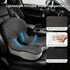 KEZPO Orthopedic Seat Cushion, L-Shaped Ergonomic Memory Foam Back & Seat Support, Non-Slip Breathable Washable Cover