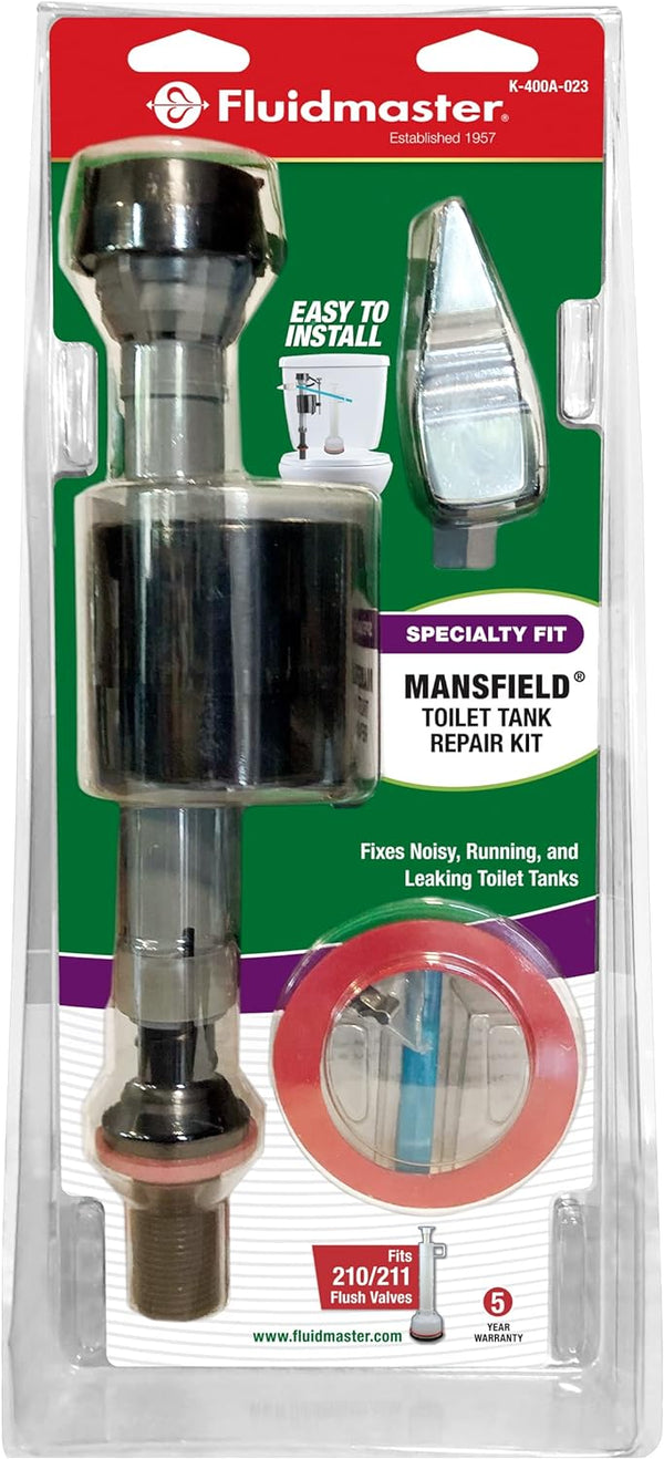 Fluidmaster K-400A-023 Mansfield Toilet Fill Valve and Flush Valve Seal Repair Kit in Multicolor