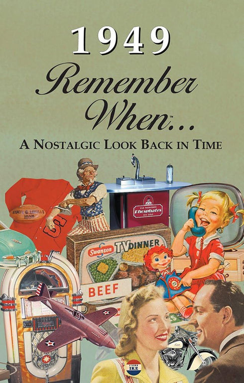 REMEMBER WHEN CELEBRATION KardLet: 1949 Birthdays, Anniversaries, Reunions & Gifts