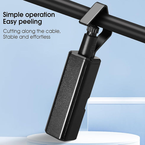 A-1940 Circular Optical Cable Stripping Knife for 19-40mm Cable, Vertical & Horizontal with 1 Spare Blade for Cable