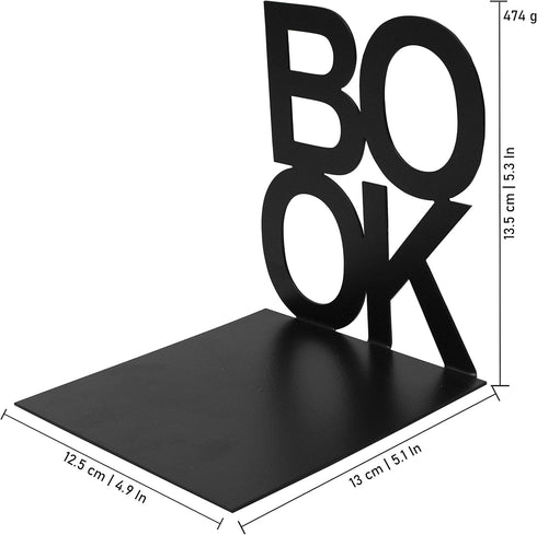 Spillbox Set Metal Non Slip bookends Book Shelves Shelf Study Table Home Decor Holders Case Bracket Stand Heavy Duty