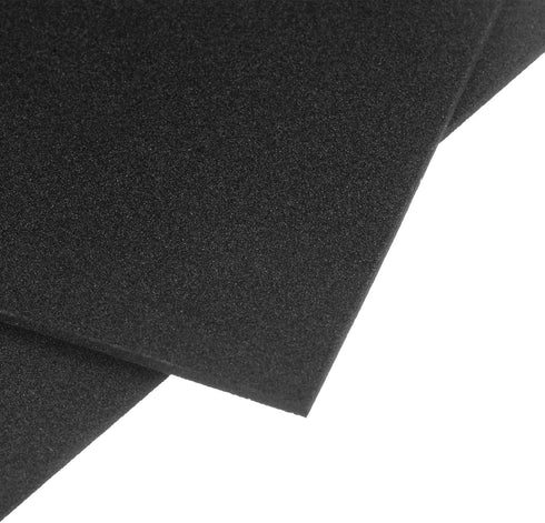 uxcell 20pcs Rubber Padding Sheets, 1/16 Inch Thick x 4 Inch Long Square Neoprene Foam Sheet, Anti-Skid Noise