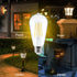 FAGUANGAO ST64 LED Dusk to Dawn Light Bulbs, 4 Pack, 6W 60W Equivalent, 2700K Warm White, Photocell Sensor Bulb