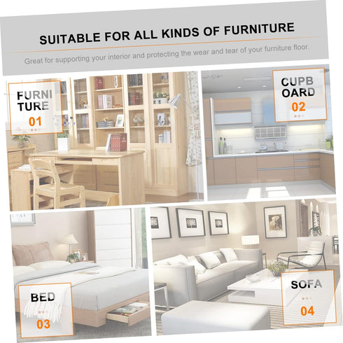 4sets OSALADI Solid Wood Table Legs for Sofa Cabinet Couch Tv Stand Furniture Legs