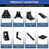 24pcs 2020 Extrusion Connector Bracket Joint, T-Slot Accessories with Screws for 8020 Aluminum Profile 3D Printer