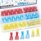 smseace 100Pcs Spade Connectors Kit, 22-10AWG Male/Female Quick Connect/Disconnect Electrical Connectors