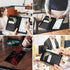 BREIDMKFM 7 Server Books for Waitress, Leather Waiter Book Server Wallet with Zipper Pocket, Storage Pockets