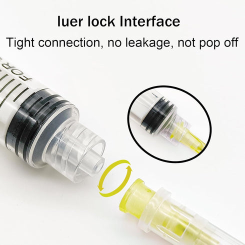 30 Pack 10mL Syringe with Needle 20 Gauge 1.5inch, Scientific Labs, Measurement, Individually Wrapped