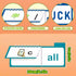 MOYEE 30 Read and Rhyme Flip Books Claritydream Flip Books ABC Vocabulary Flash Cards Interactive Reading Flash Cards