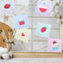 Tenceur 24 Pcs Reusable Sticky Notes, 3 x 3'' Dry Erase Labels, 2 Black Dry Erase Markers, Bright Color