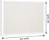 OWLKELA 12"x16" inch Bulletin Board with Linen, White Wood Style Frame, with 10 Pushpins, Linen Cork Board, Ideal for School, Home & Office by OWLKELA