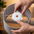 Lekgavd 6 E27 Pcs Lamp Shade Adapter Ring, Plastic Lampshade Reducing Rings Adapter, White Lamp Shade Reducer Ring