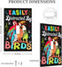 Sturin 1 3X5 Easily Distracted by Birds Wall Plate Light Switch Cover Gang Single Toggle Toggle Switch Art Plates