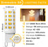 6 Pack Dimmable G9 Bulb 4W (40 3000K G9 Bulb T4 G9 Bulbs Chandelier,120V 450LM 360 G9 Bulb DAYBEETER LED Watt