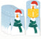 Big Dot of Happiness Christmas Silly Goose Gift Card Holders with Envelopes,