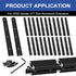 24pcs Seekliny 3030 Straight Connector Corner Bracket Joint Plate, 3030 Hardware T-Slotted Accessories with Screws,