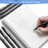 M&G Erasable Gel Pens - 12 Pcs Fine Point 0.5mm Black Erasable Gel Ink Pens with Comfort Grip for Writing