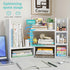 NUTIKAS Desk Shelves Desktop Organizer Shlef - White Office Organization for Top of Desk Organizers and Accessories