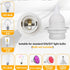 20 Bulb 2 Pack E26 Bulb Pendant Light Cord - Feet Hanging Light with Plug in Cord - Lamp Cord Light Socket with Wire