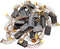 Electric Motor Carbon Brushes, 30Pcs Replacement Repair Kit for Power Tool Parts