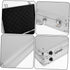 Toolbox Uonlytech Portable Alloy Organizer with Lock Shockproof Travel Case for Tools Gadgets Medicine Large Capacity
