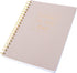 Graphique Vegan Leather Spiral Journal, “Today” – 8” x 10", 192 Lined Pages, "Today is My Day" Quote Embellished in Gold Foil on the Cover – Perfect for Taking Notes, Lists and More by Graphique
