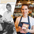 Server Book for Waitress - Leather Waiter Book Server Wallet with Zipper Pocket, Cute Serving Book&Server Note Pads