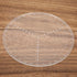7.87" Round Center Finder Compass - Transparent Acrylic Tool for Locating Center in Woodworking Projects