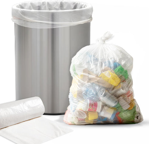 MAX MANUFACTURING Premium 7-10 Gallon Trash Can Liners 1000 Count (24" x 24", 6