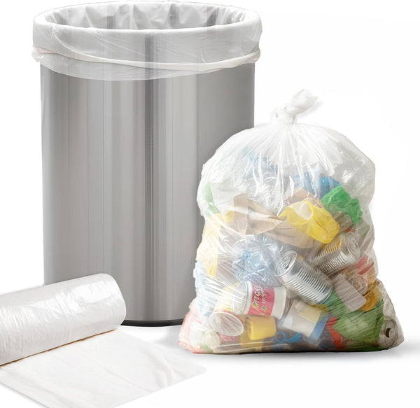 MAX MANUFACTURING Premium 7-10 Gallon Trash Can Liners 1000 Count (24" x 24", 6