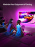 11.5ft 32-55 Inch KANTUTOE TV LED Lights, LED Lights for TV, RGB TV Backlight Behind with Remote, Music Sync Bluetooth