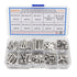 #6-32 UNC Stainless Steel Hex Socket Head Cap Screws, Hex Nuts, Flat Washers Assortment Kit