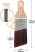 ROLLINGDOG 2 Inch Angled Paint Brush for Walls, Furniture, Trim, and Detail Painting