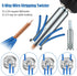 Feekoon Wire Twisting Tool, 3 Way/5 Way Wire Stripping Tool and Hex Shank Cable Twister for Power Drill