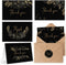 Oaken Leaford 108 Pack Pre-Folded Floral Thank You Cards with Envelopes & Stickers, 6