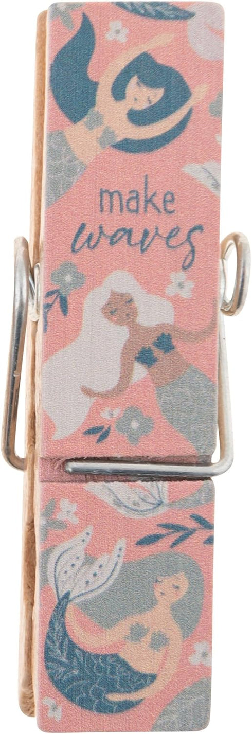 Karma Gifts Chip Clips, One Size, Mermaid Design