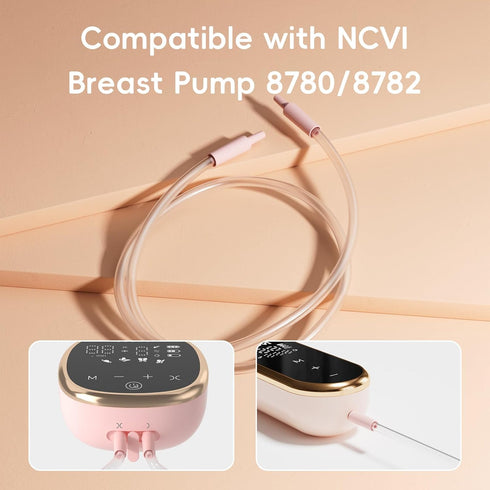 8782/8780, 1 NCVI Replacement Tubing Compatible with Breast Pump Accessories, BPA Free, PC