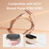 8782/8780, 1 (Pack 2) NCVI Replacement Tubing Compatible with Breast Pump Accessories, BPA Free, PC