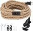 Zevnico 16.5FT Pendant Light Kit, Hanging Lights with Plug in Cord & Switch,